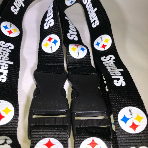 TWO (2) Pittsburgh Steelers Lanyards/Keychains - Picture 3 of 8